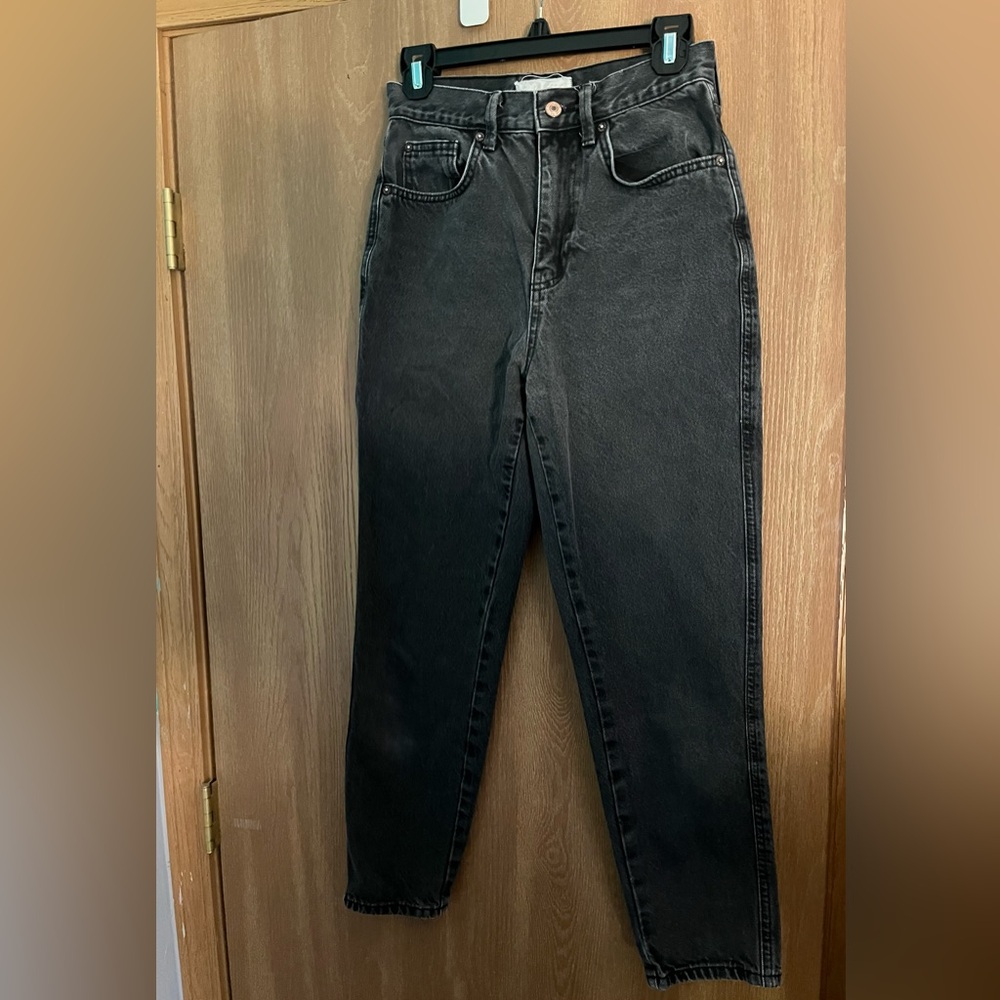 Black mom jeans, size 26, we the free brand free people